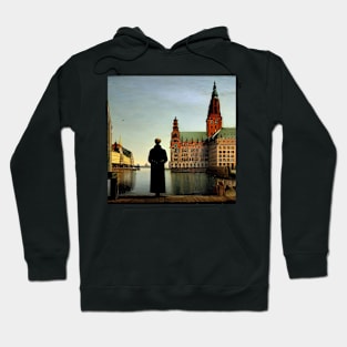 Hamburg in Caspar David Friedrich Style Hoodie